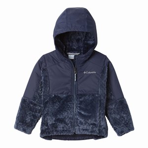 Columbia Fire Side™ Sherpa Hybrid Full-Zip Flickor Marinblå (ORKGI5723)